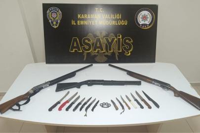 Karaman’da uyuşturucu ve kaçak tütün ele geçirildi: 3 tutuklama