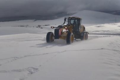 Kars’ta 11 köy yolu ulaşıma kapalı bulunuyor