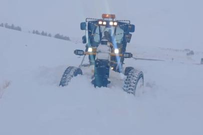 Kars’ta 119 köy yolu ulaşıma kapalı