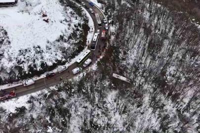 Kartepe’de otobüsün şarampole uçtuğu kazada yaralı sayısı 39’a yükseldi