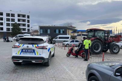 Kavak’ta trafik denetimleri