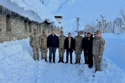 Kaymakam Arıkan’dan Başbağlar Karakolu’na ziyaret