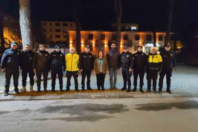 Kaymakam Doğru yeni yıla görevi başında girenleri unutmadı