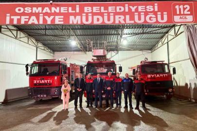 Kaymakam Kılıç itfaiye ve zabıta çalışmalarını inceledi