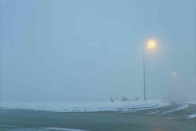 Kayseri’de görüş mesafesine sis engeli