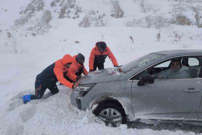 Kayseri’de mahsur kalan 117 kişi kurtarıldı