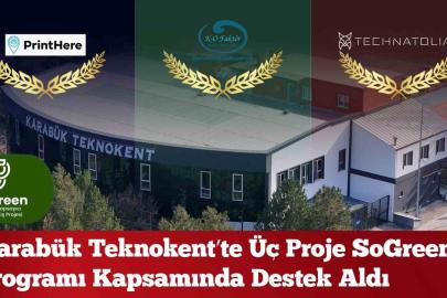 KBÜ mezunları ve akademisyenlerinin kurduğu 3 firmaya SOGREEN desteği