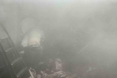 Kediler ısınsın diye kullanılan elektrikli ısıtıcı yangına sebep oldu