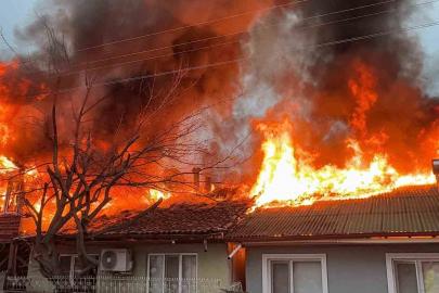 Kediler üşümesin diye yakılan soba faciaya dönüştü: İki ev küle döndü