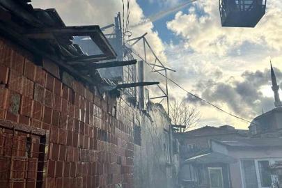 Keşan’da çatı yangını