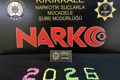 Kırıkkale’de 150 adet uyuşturucu hap ele geçirildi