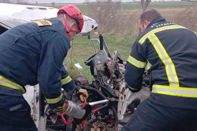 Kırklareli’nde feci kaza: 1 ölü, 1 yaralı