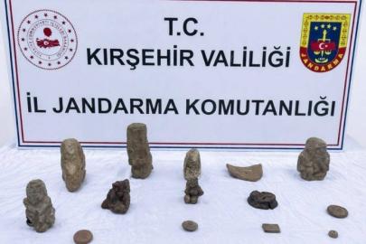 Kırşehir’de Anadolu Mirası Operasyonu: 14 adet tarihi eser ele geçirildi