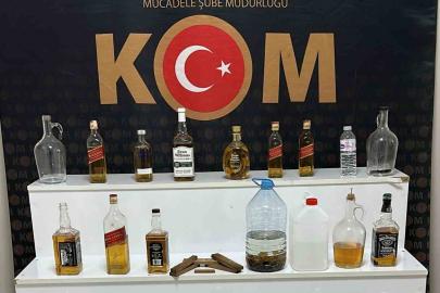 Kırşehir’de kaçak alkol ele geçirdi