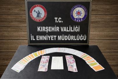 Kırşehir’de kumar operasyonu