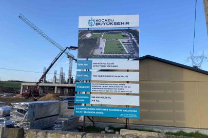 Kocaelispor’un modern spor üssü yükseliyor