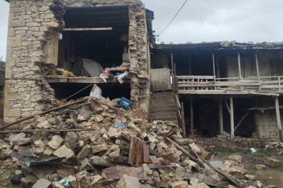 Komşusu ’adam öldü evi de yıkıldı’ dedi o anda ev çöktü