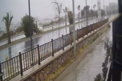 Kontrolden çıkan otomobil refüjdeki ağaca çarpıp takla attı