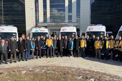 Konya’da 112 Acil Servis filosuna 13 ambulans daha katıldı