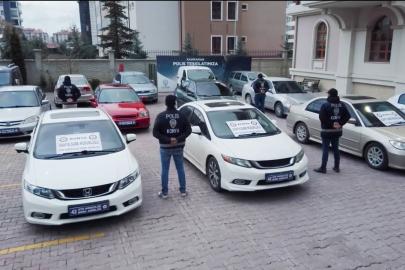 Konya’da "Change araç" çetesine yönelik operasyon