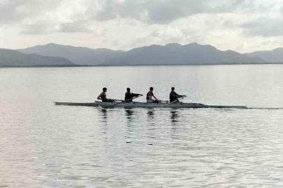 Köyceğiz’de yarıyıl tatili kürek okulu eğitimleri sürüyor