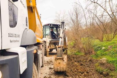 Köylerde kanal çalışmaları devam ediyor
