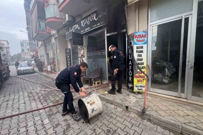 Kuafördeki yangın hızlı müdahale  ile söndürüldü