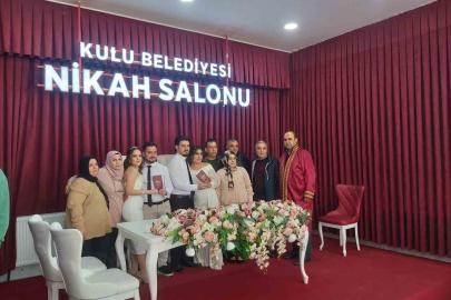 Kulu’da 2025 yılında 485 çift dünya evine girdi