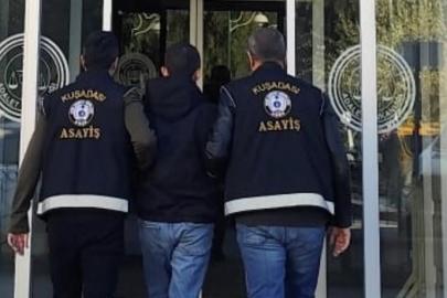 Kuşadası’nda 9 yıl hapisle aranan firari yakalandı