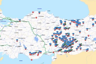 Kuvvetli kar yağışı ülkenin doğusunda ulaşımı felç etti