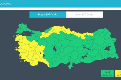 Kuzeyde fırtına alarmı: Rüzgar hızı 80 kilometreye ulaşacak