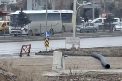 Malatya’da otobüs ile otomobil çarpıştı: 2 yaralı