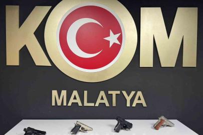Malatya’da ruhsatsız silah operasyonu