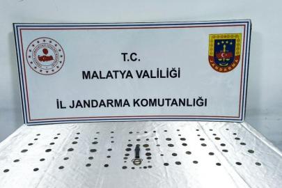 Malatya’da tarihi eser operasyonu