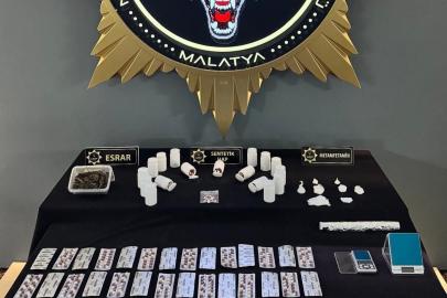 Malatya’da uyuşturucu operasyonu: 14 gözaltı