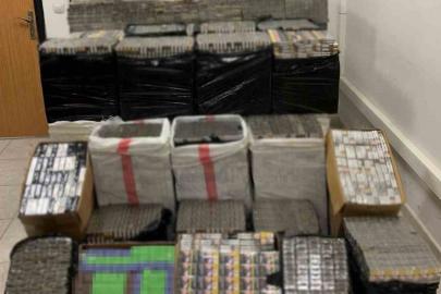 Mardin’de  40 bin paket kaçak sigara ele geçirildi