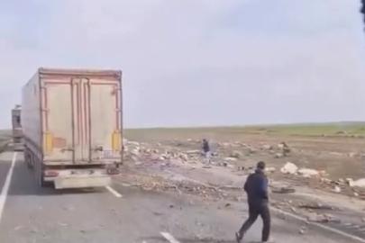 Mardin’de iki tır çarpıştı: 2 yaralı