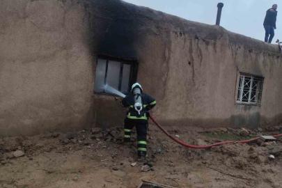 Mardin’de müstakil evde çıkan yangın söndürüldü