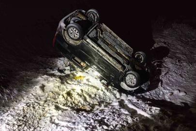 Mardin’de şarampole devrilen araçta 5 kişi yaralandı