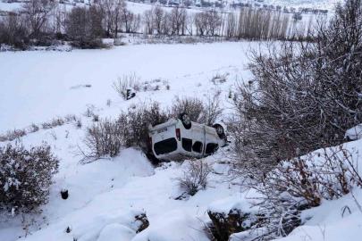 Mazıdağı’nda kar yağışı kazaya neden oldu: 6 yaralı