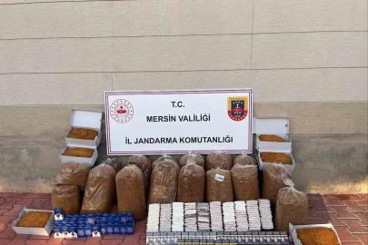 Mersin’de 13 bin 500 kaçak makaron ele geçirildi