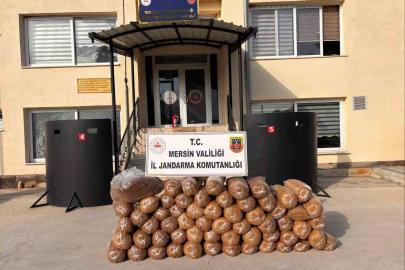 Mersin’de 335 kilo kaçak tütün ele geçirildi