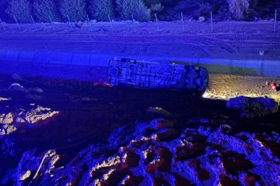 Mersin’de işçi servisi uçuruma yuvarlandı: 13 yaralı