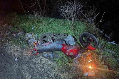 Motosikletten düşen genç ağır yaralandı