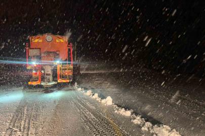 Muğla Büyükşehir ekiplerinin kar mesaisi başladı