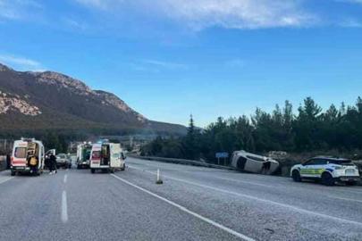 Muğla-Denizli karayolunda kaza: 5 yaralı