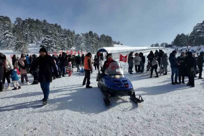 Murat Dağı Termal Kayak Merkezi, sömestirde tatilcilerin gözdesi oldu