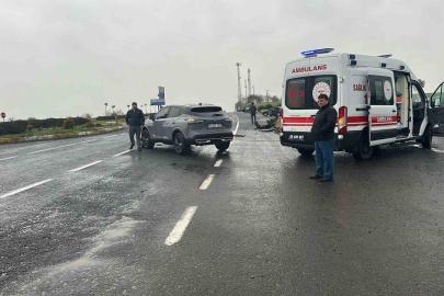 Muratlı ilçesinde trafik kazası: 1 yaralı