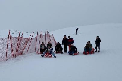 Muş Çocuk Evleri Sitesi’nden çocuklara yarıyıl tatilinde kayak keyfi