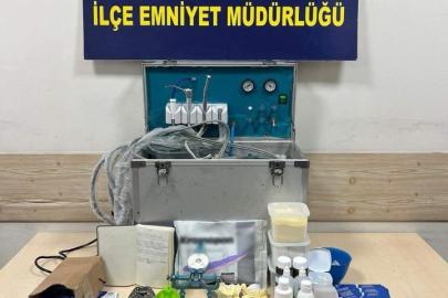 Muş’ta evini kliniğe dönüştüren sahte dişçi yakalandı
